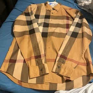 Men Burberry long sleeve shirt